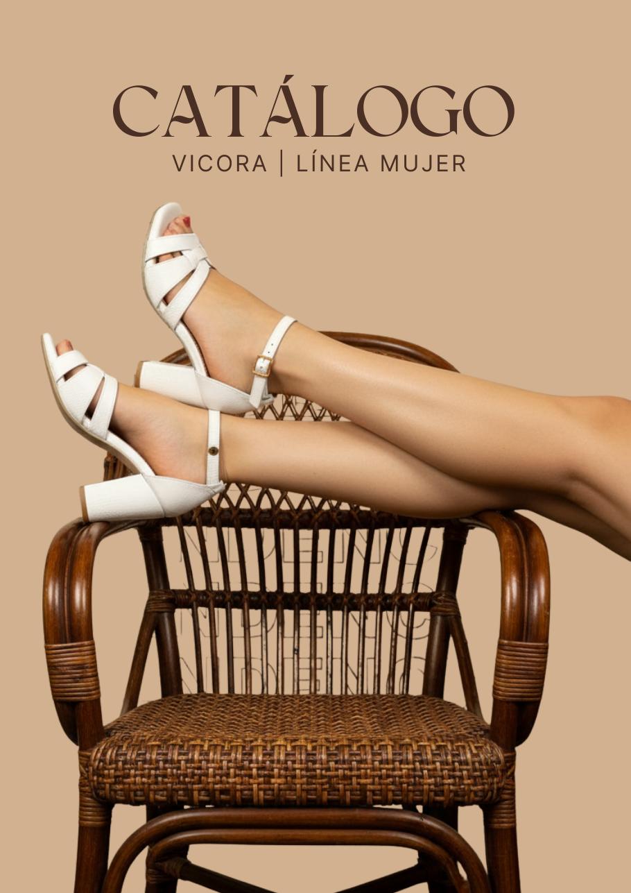 Zapatos artesanales Vicora de la línea mujer
